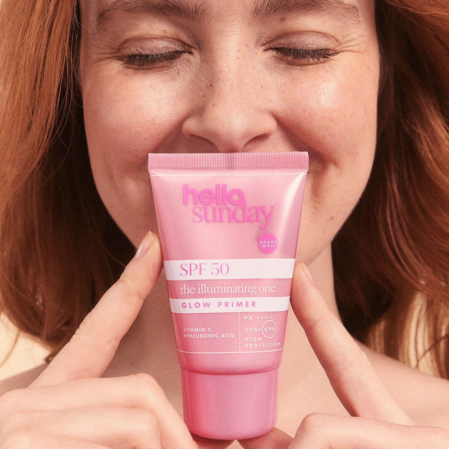 The Illuminating One – Glow Primer SPF 50 with Hyaluronic Acid & Vitamin C