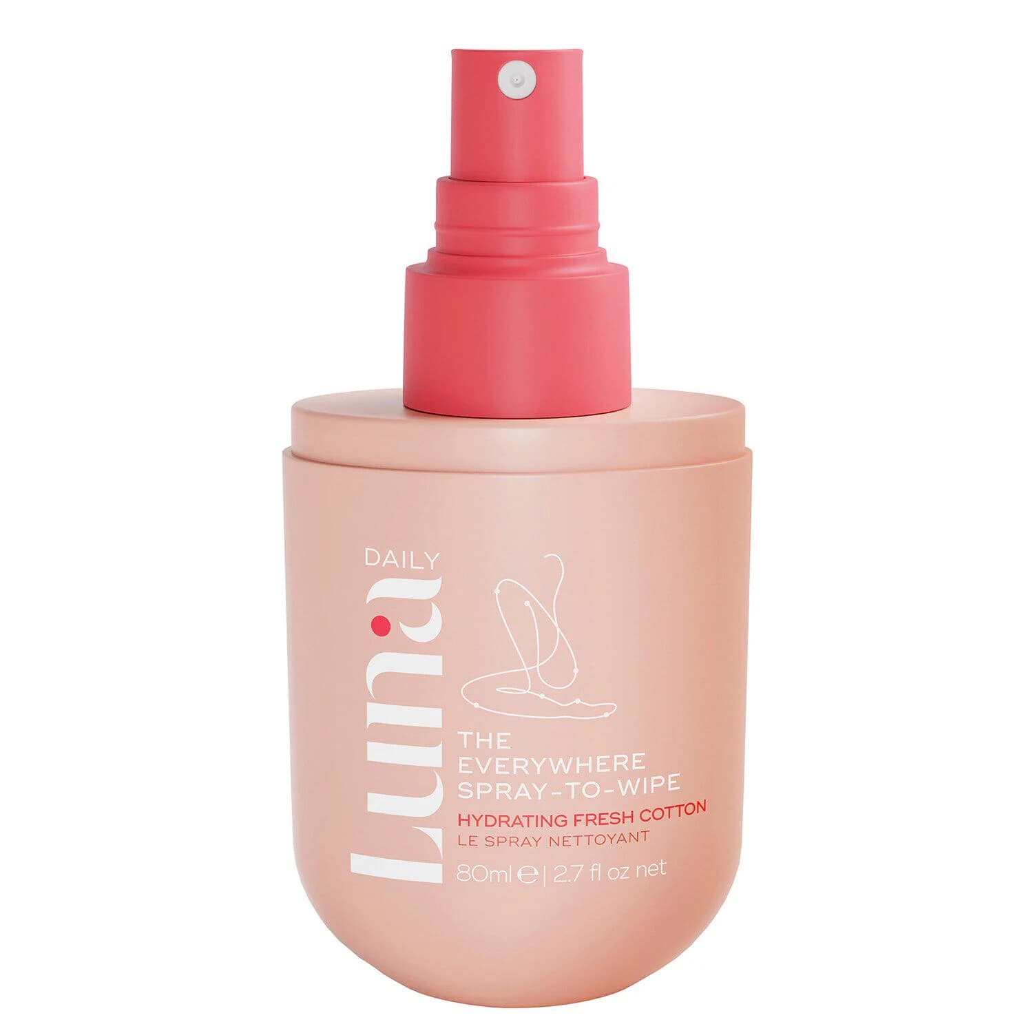 The Hydrating Everywhere Spray-To-Wipe - With Prebiotics + Vitamins C & E