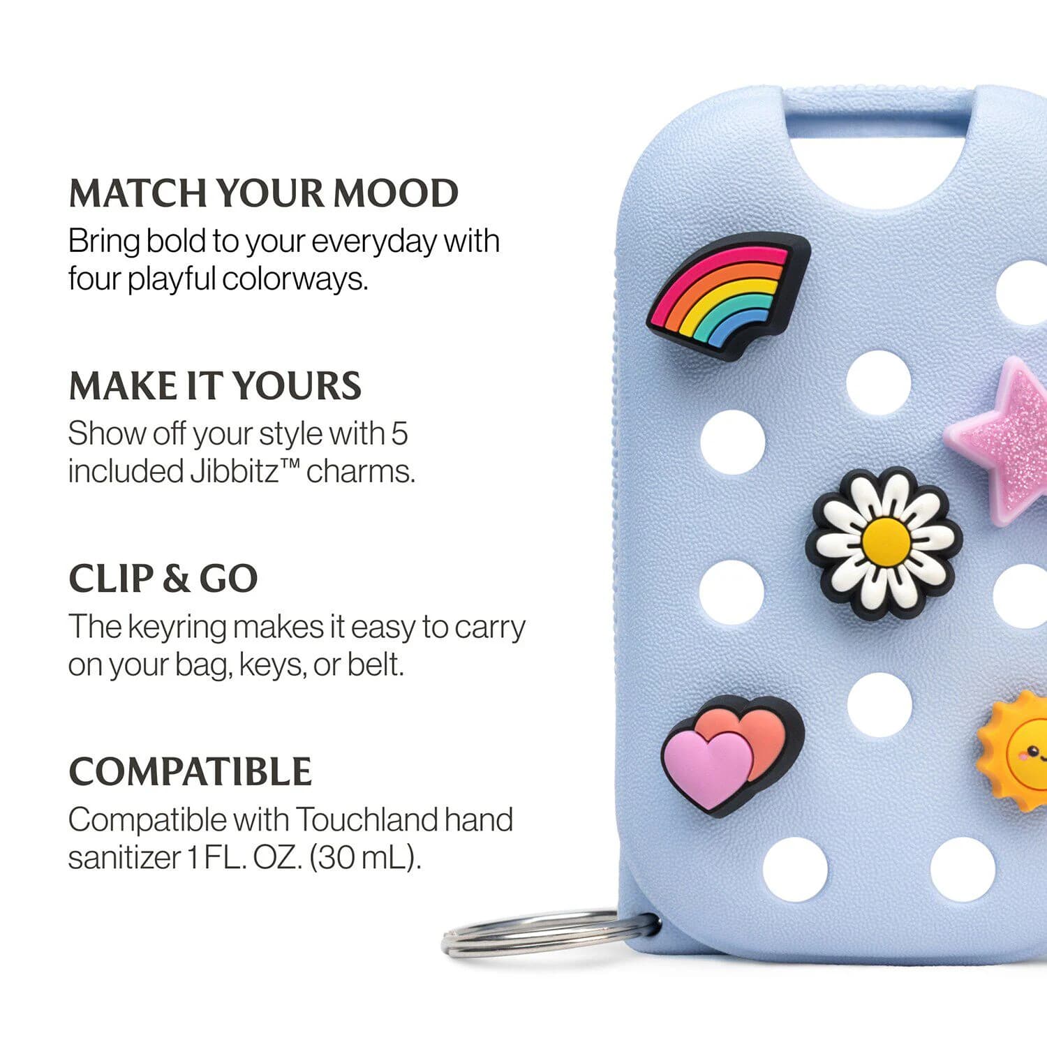 Crocs x Touchland Hand Mist Case - Cloudwave Blue