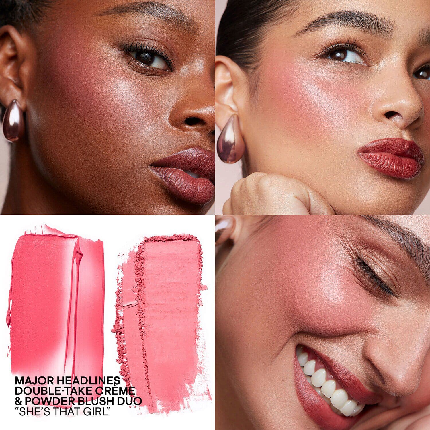 Mini Major Headlines Double-Take Crème and Powder Blush Duo