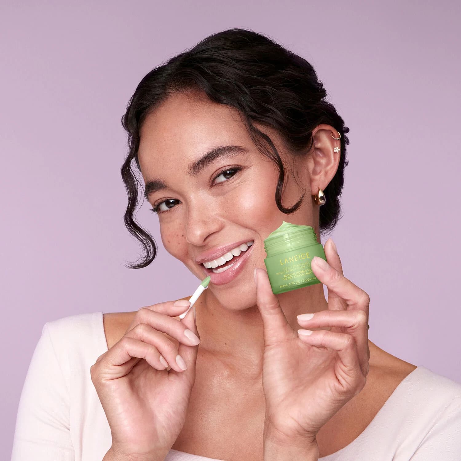 Lip Sleeping Mask Matcha Bubble Tea
