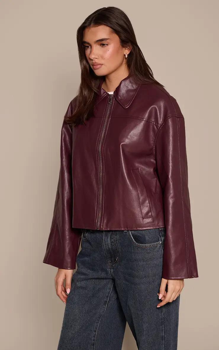 PRETTYLITTLETHING Fuxe leather