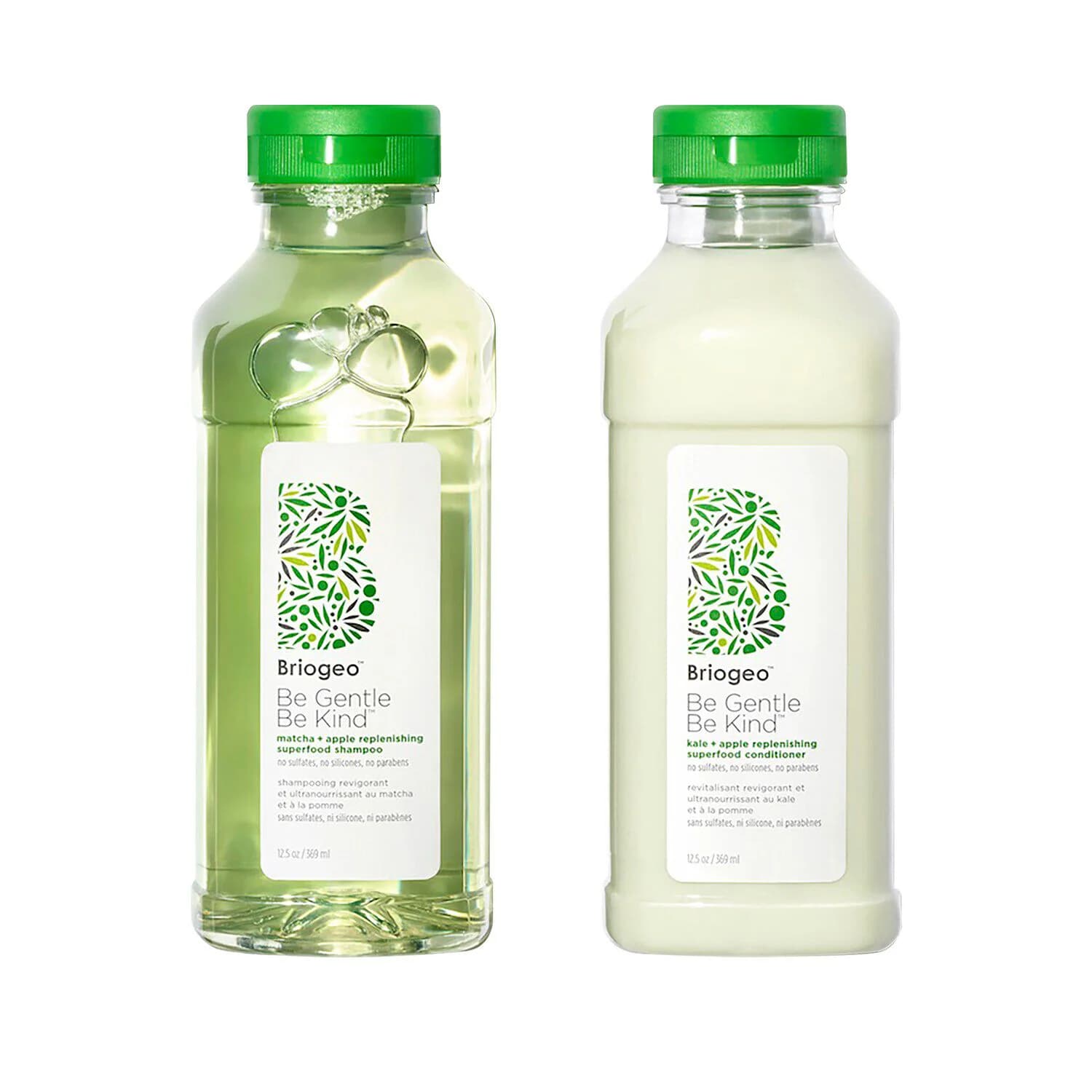 Superfoods Apple, Matcha + Kale Shampoo + Conditioner Duo