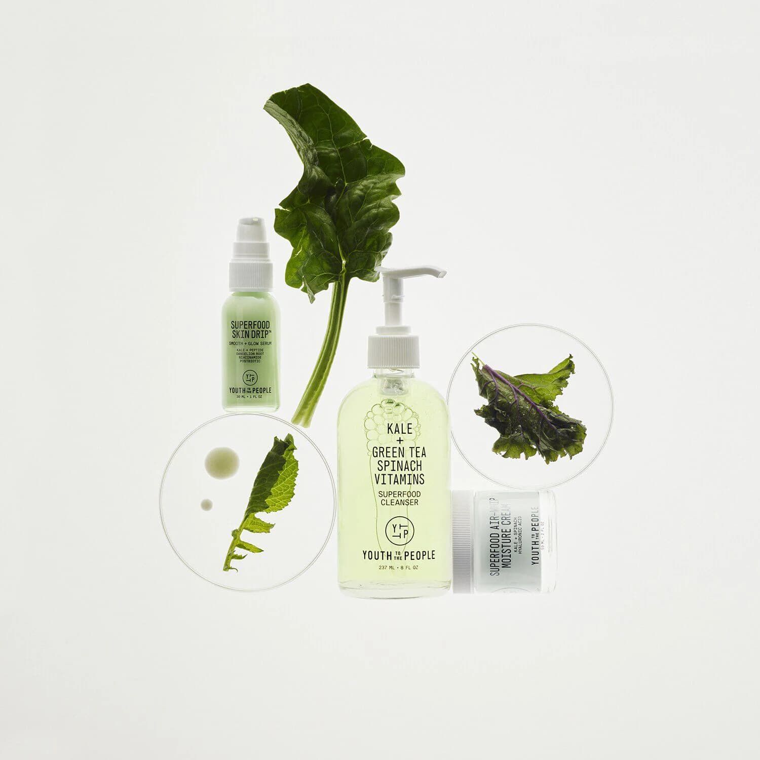 Superfood Skin Drip Smooth + Glow Barrier Serum With Kale + Niacinamide
