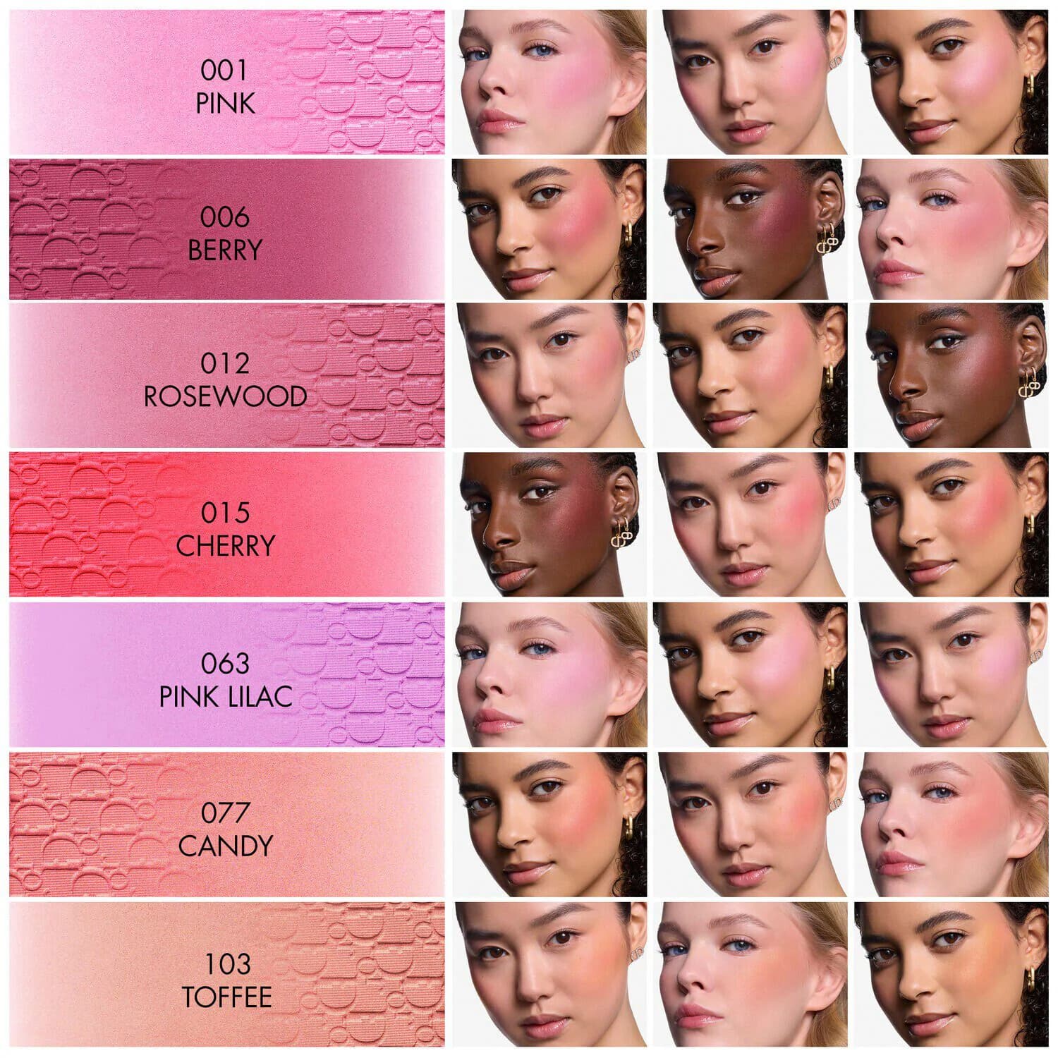 Rosy Glow Blush with pH-Activated Color - Long-wearing