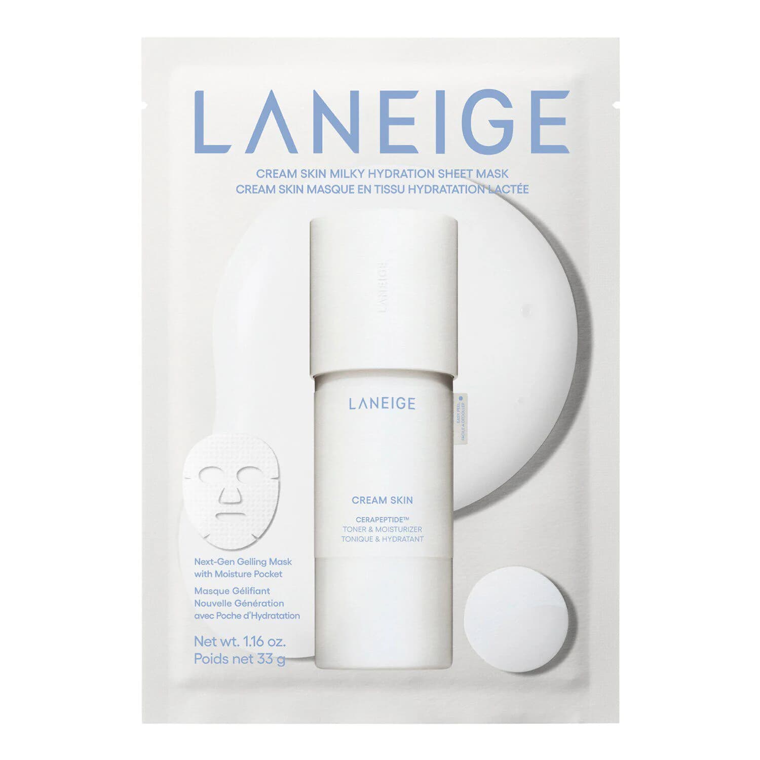 Cream Skin Milky Hydration Sheet Mask