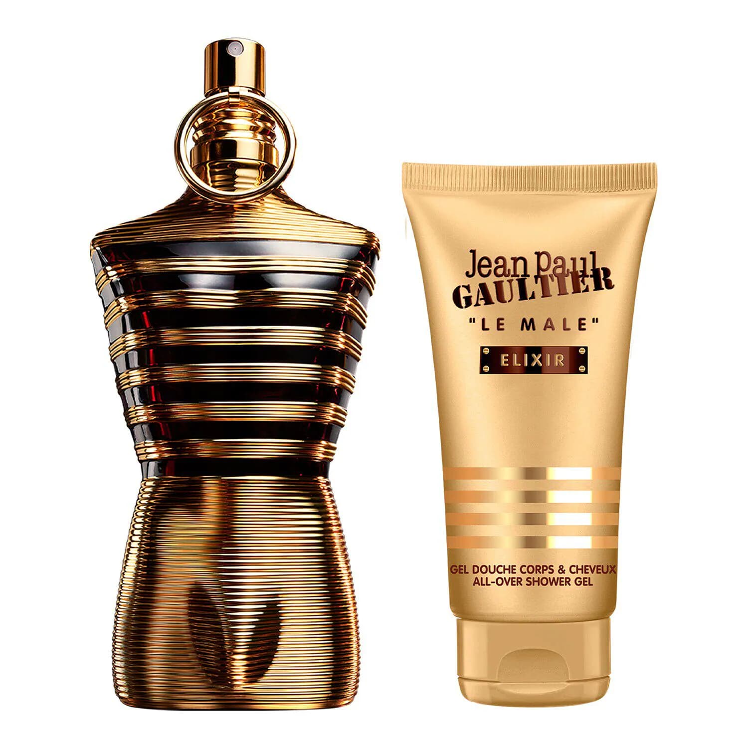 Set Le Male Elixir Parfum + All-Over Shower Gel