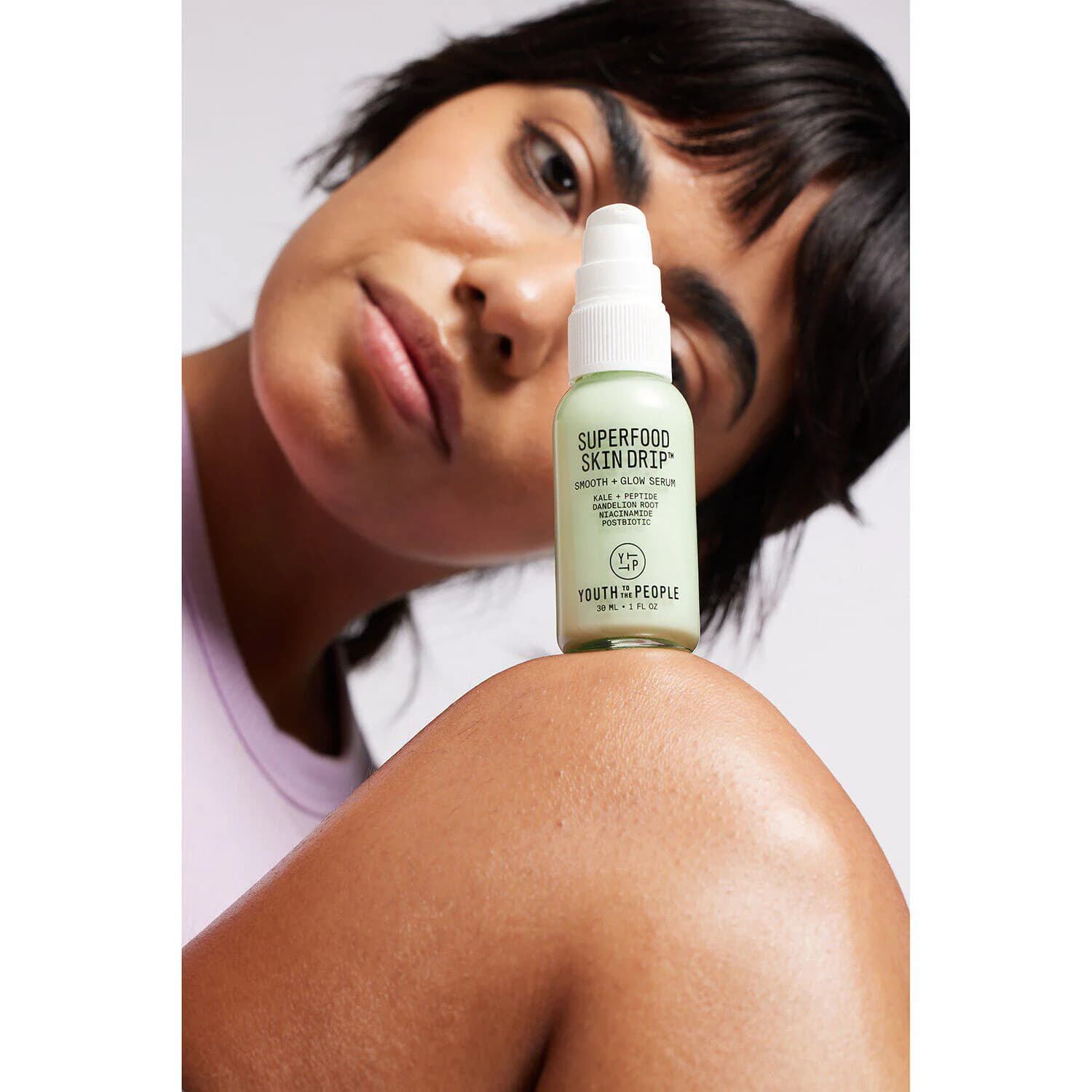 Superfood Skin Drip Smooth + Glow Barrier Serum With Kale + Niacinamide