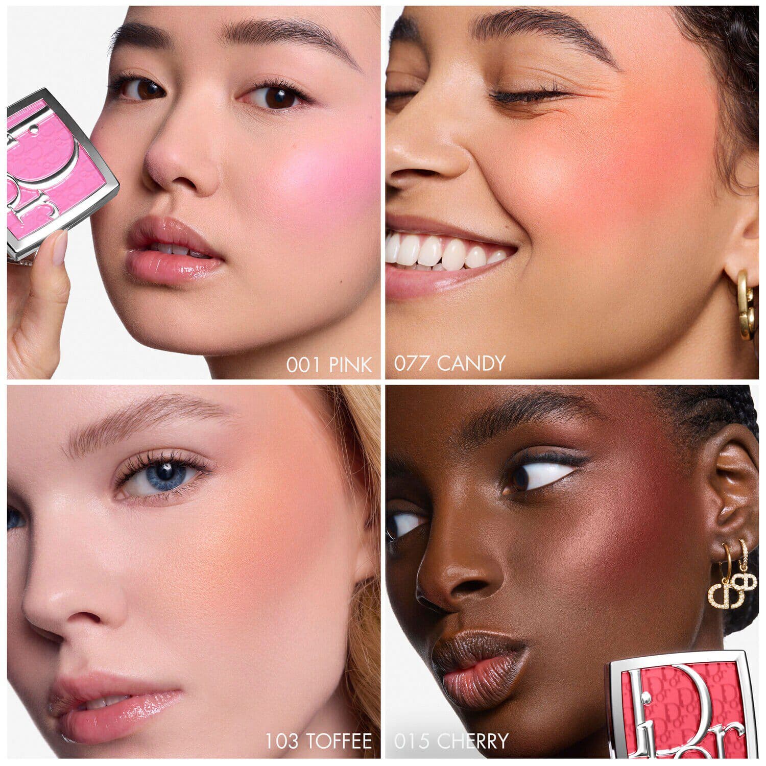 Rosy Glow Blush with pH-Activated Color - Long-wearing