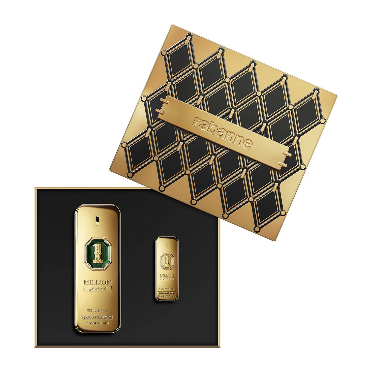 1 Million Golden Oud Set - Eau de Parfum 100ml, Miniature