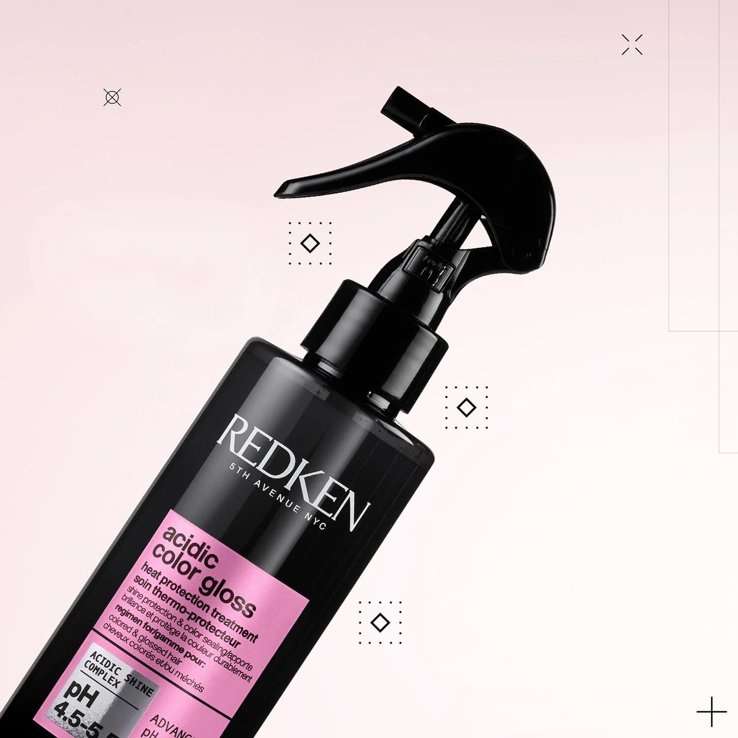 Acidic Color Gloss Heat Protection Leave-In for Color Treated Hair