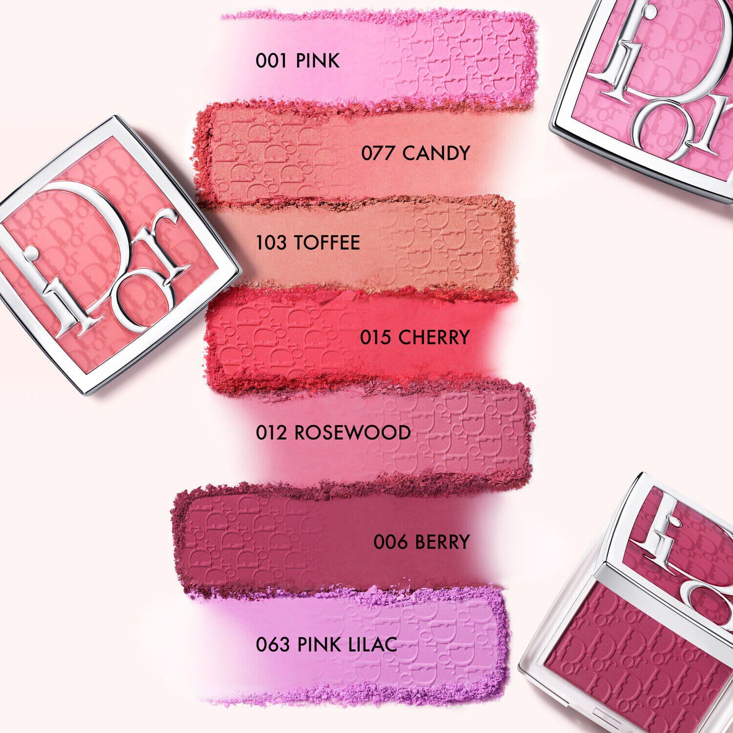 Rosy Glow Blush with pH-Activated Color - Long-wearing