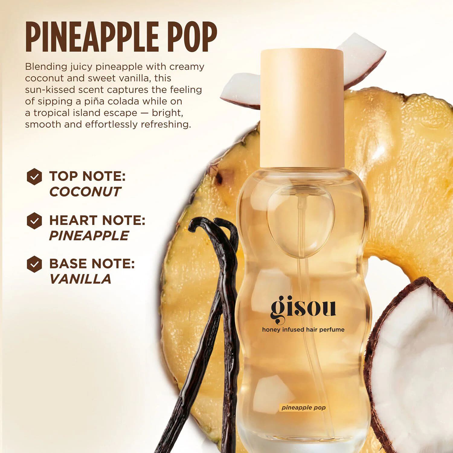 Honey Infused Hair Perfume Mini - Pineapple Pop