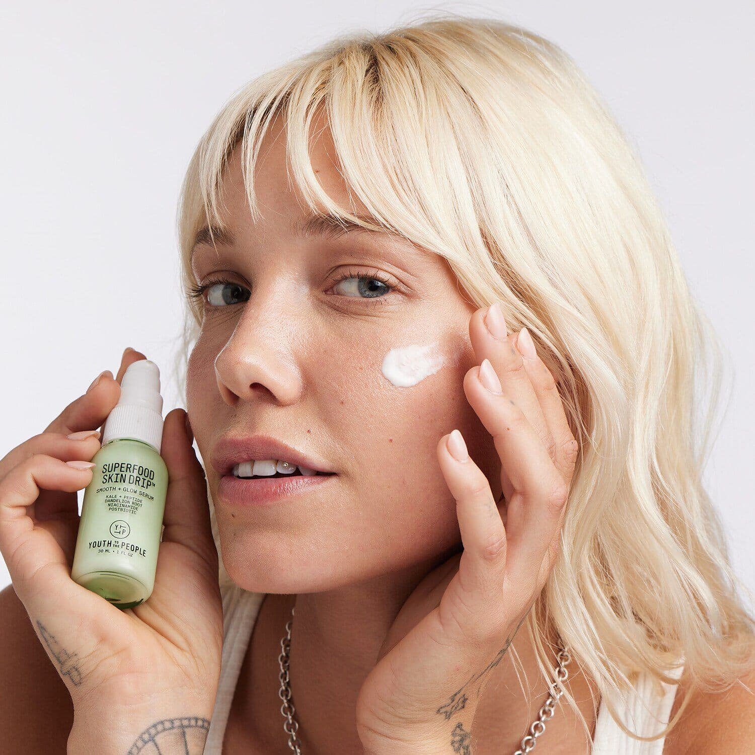 Superfood Skin Drip Smooth + Glow Barrier Serum With Kale + Niacinamide