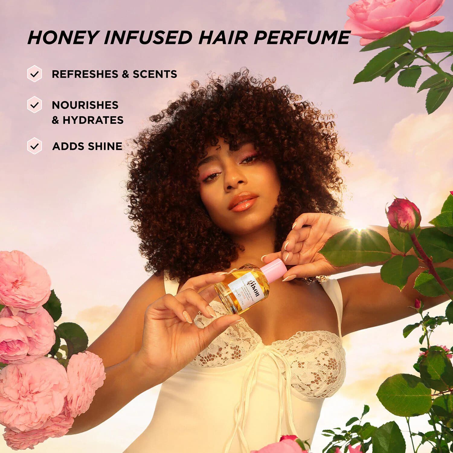 Honey Infused Hair Perfume - Wild Rose