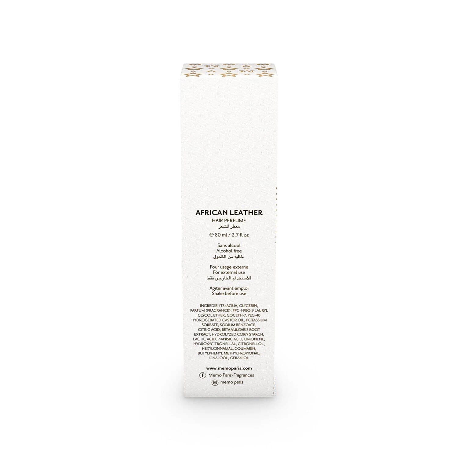 Memo Hair Perfume African Leather
