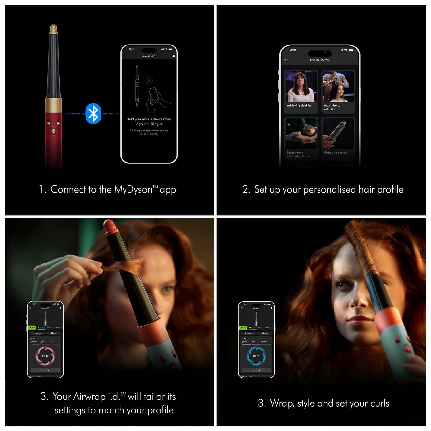 Dyson Airwrap i.d. Multi-Styler in Red Velvet/Gold