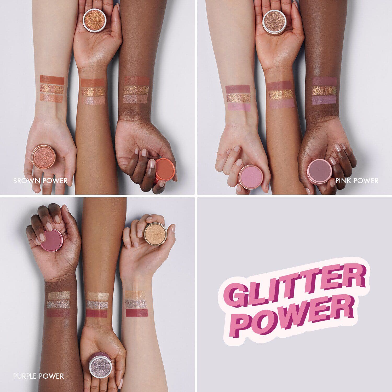 Glitter Power - 3 Multi-Use Shadows Wand