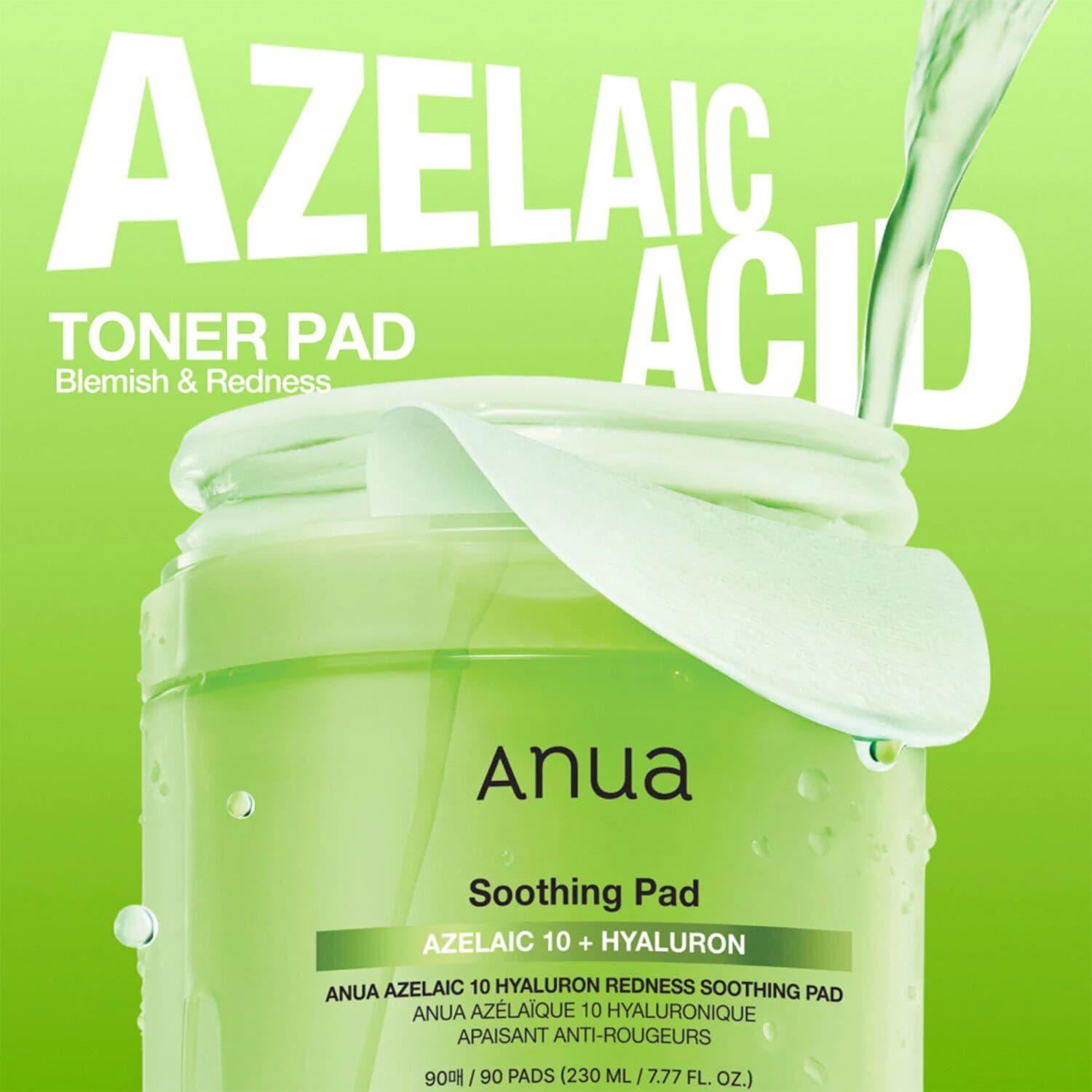 Azelaic 10 Hyaluron Redness Soothing Pad