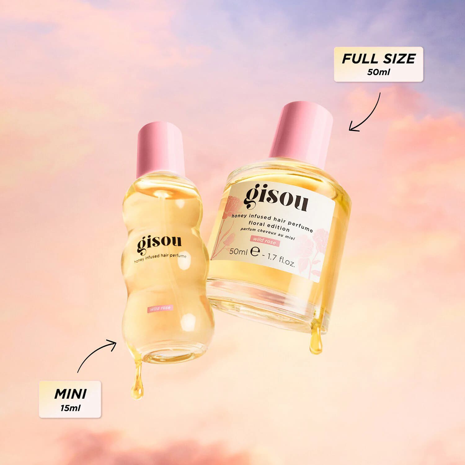 Honey Infused Hair Perfume - Wild Rose