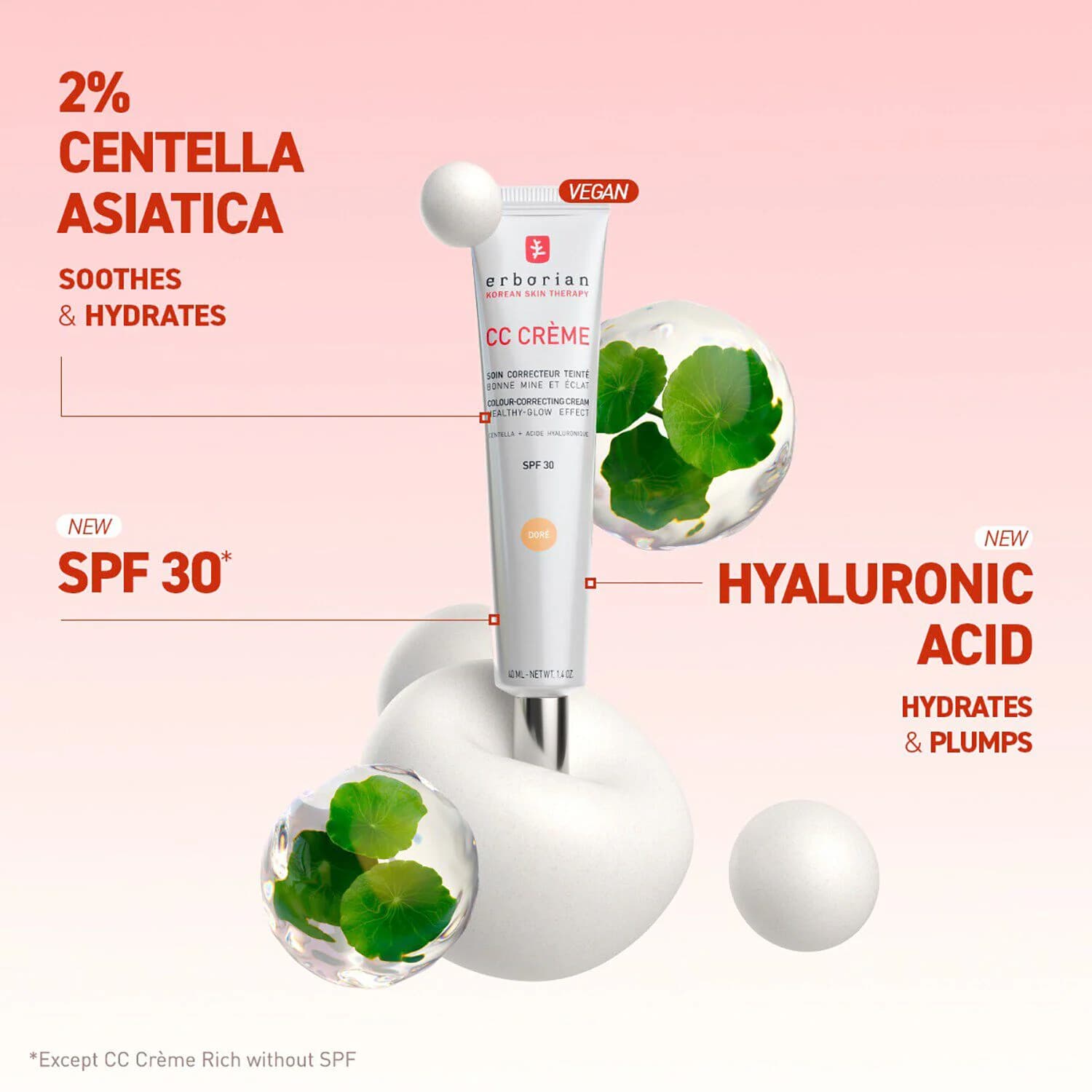 CC Crème SPF30 with Hyaluronic Acid