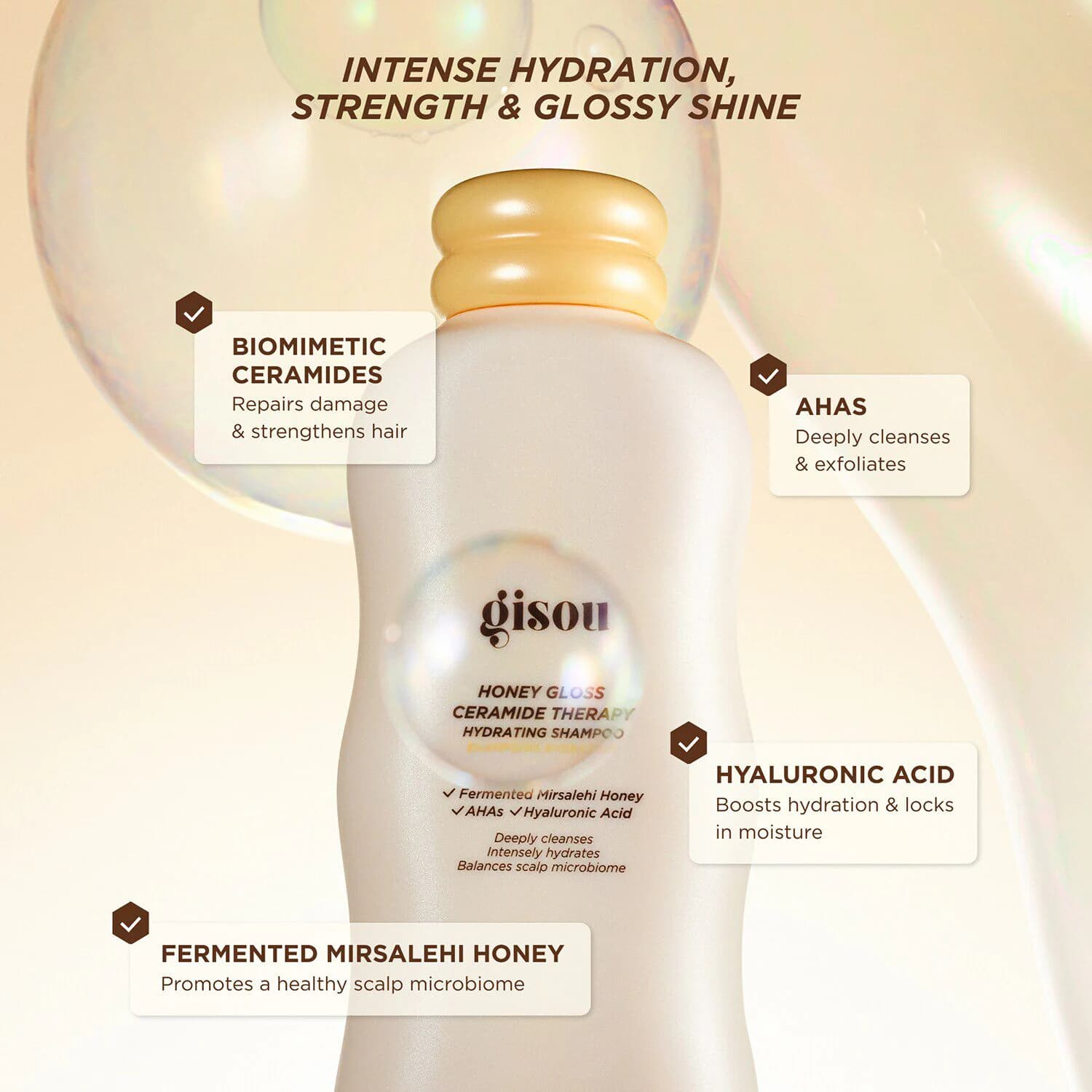 Honey Gloss Ceramide Therapy Hydrating Shampoo